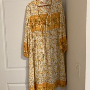 NWOT- Fun Flirty Fall print floral dress-XL(16/18).  Multi color